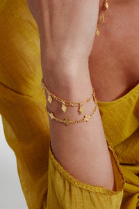 Bijou Charm Bracelet Yellow Gold