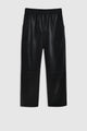 Billy Pant Black Recycled Leather