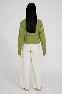 Annie Cashmere Sweater in Green