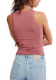 So Soft Seamless Stripe Tank Rose Combo