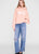 Harvey Sweatshirt Anine Bing Coral Pink
