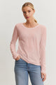Lizzie Long Sleeve Crew Neck Pale Pink