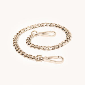 Metal Chain Shoulder Strap Silver