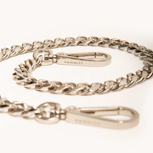 Metal Chain Shoulder Strap Silver