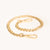 Metal Chain Shoulder Strap Gold