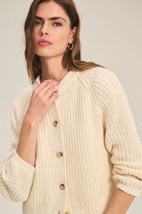 Lisabeth L/S Ivory Cardigan