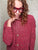 Montecito Crew Neck Cardigan Firecracker