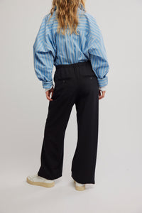 Tyler Menswear Trouser in Black