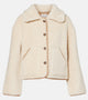 Amara Reversible Sand Sherpa Jacket