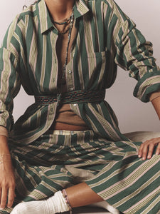 Jordy Shirt Spruce Stripe