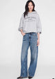 Harvey Sweatshirt Paris Stencil Heather Grey