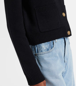 Mahal Black L/S Crew Cardi