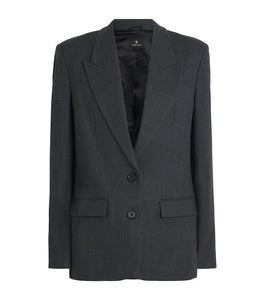 Ross Single Breasted Blazer Dark Heather Grey