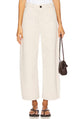 Ayla Cargo Crop Pale Stone
