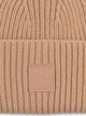 Cresta Rib Beanie in Sand