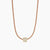 Celine Pave Bead Charm on Coco Sand Silk Cord Necklace