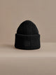 Cresta Rib Beanie in Black