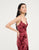 Santeria Maxi Dress Crimson Devore