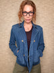 Mini Belfast Cropped English Peacoat 1984 Washed Blue