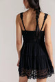 So In Love Mini Slip Black