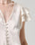 Lola Flutter Lace Sleeve Top Cream