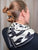 York Scarf Leopard Pearl White