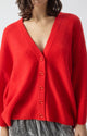 Damsville Cardigan Fraise