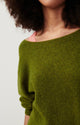 Damsville Boatneck Sweater in Marais Chine