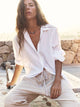 Beau Button Down in White