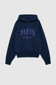 Debbie Shrunken Hoodie Paris Washed Navy