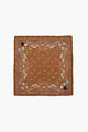 Embroidered Floral Bandana Scarf Hide