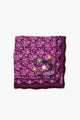 Embroidered Floral Bandana Orchid
