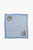 Embroidered Floral Bandana Porcelain Blue