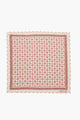 Beaded Floral Bandana Pink Sand
