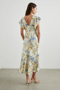 Dina Dress in Diffused Blossom