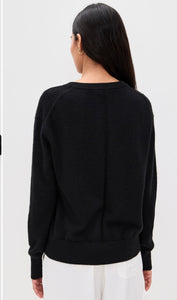 Cashmere V-Neck Sweater Black
