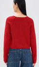 Sydney Shrunken Cardigan in Atlas Red