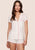 Frida Shortie PJ Set Ivory Pink Nectar