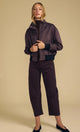 Quincy Mock Neck Jacket Mole