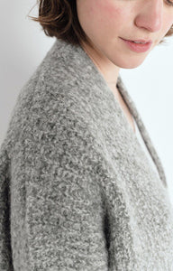 East Open Cardigan in Moulded Turtle