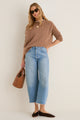 Ayla Raw Hem Crop Honour
