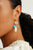 Luna Trinity Earrings Moonstone Turquoise White Quartz