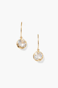 April Birthstone Earrings- Diamond Crystal- EG-5672
