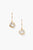 April Birthstone Earrings- Diamond Crystal- EG-5672