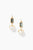 Lark Earrings White Pearl Mix