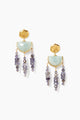 Luna Chandelier Earrings Iolite Mix