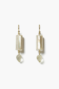 Antibes Earrings White Mop Mix