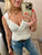 Azura Short Sleeve Wrap Top in White