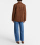 Salie Faux Suede Brown Jacket