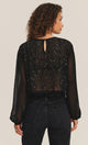 Marlow Sequin Blouse Black